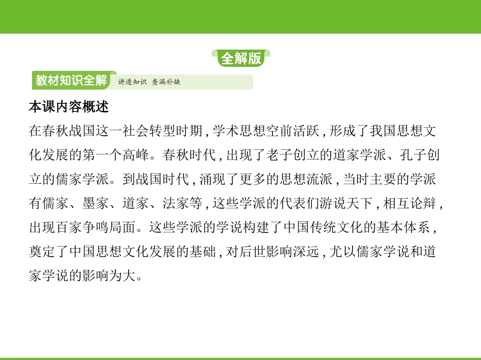 《百家争鸣》PPT免费课件[部编版七年级历史上册]_第2页