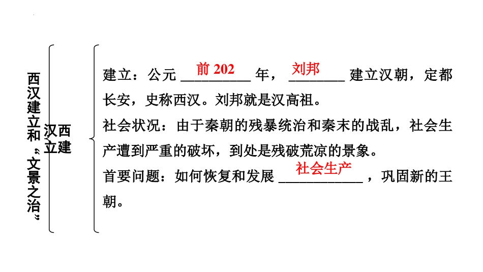 《西汉的建立和“文景之治”》PPT优秀课件[部编版七年级历史]_第3页