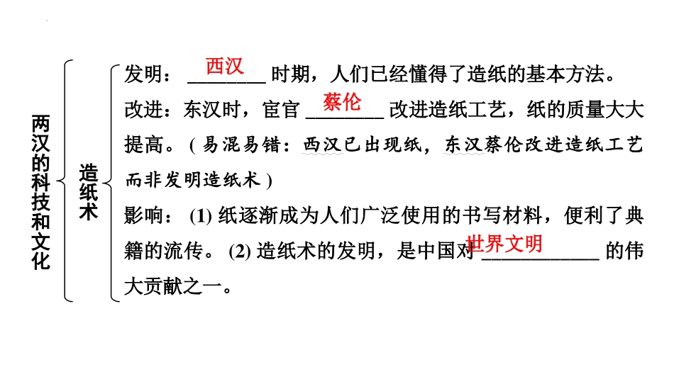 《两汉的科技与文化》PPT教学课件[部编版七年级历史上册]_第3页