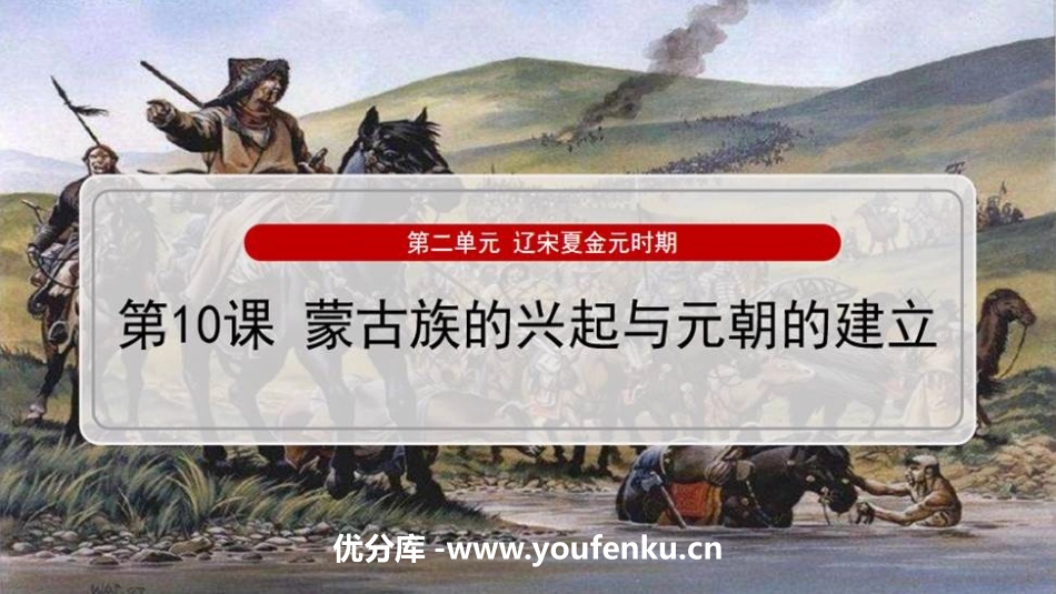 《蒙古族的兴起与元朝的建立》PPT优质课件[部编版七年级历史]_第1页