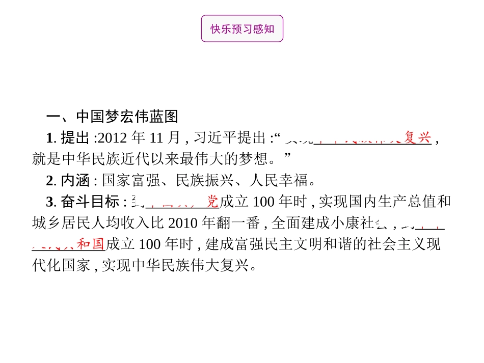 《为实现中国梦而努力奋斗》PPT课件[部编版八年级历史下册]_第2页
