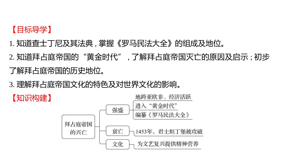 《拜占庭帝国和查士丁尼法典》PPT免费课件[部编版九年级历史]_第2页