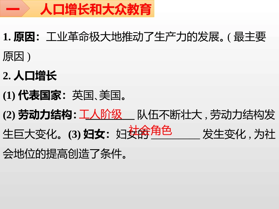 《工业化国家的社会变化》PPT免费课件[部编版九年级历史]_第2页