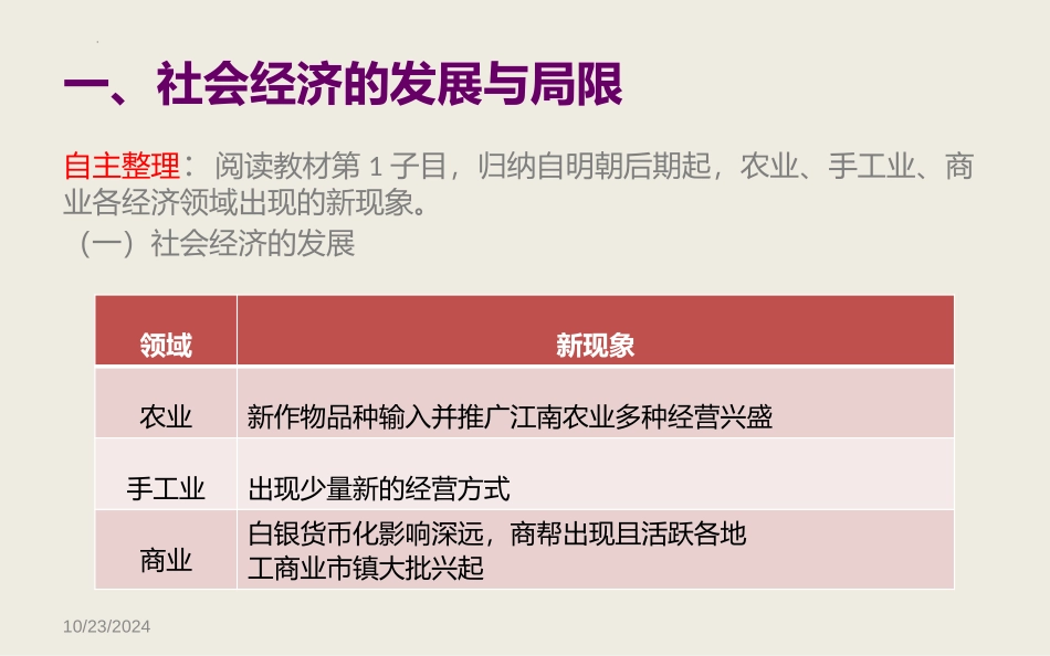 《明至清中叶的经济与文化》PPT免费课件[统编版中外历史纲要]_第3页