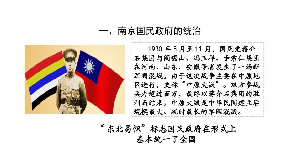 《南京国民政府的统治和中国XXX党开辟XXX新道路》PPT课件_第3页