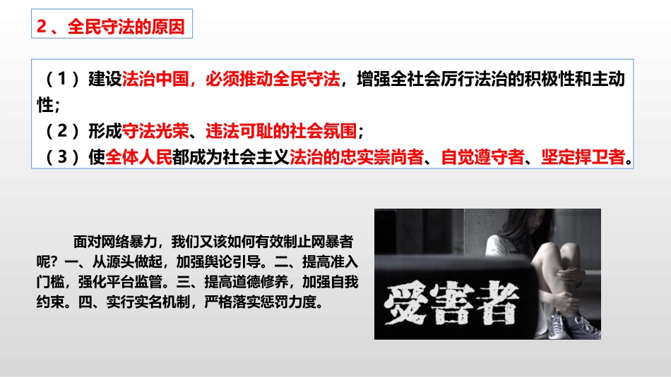 《全民守法》PPT课件[统编版高中政治必修三]_第2页