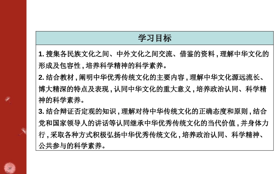 《正确认识中华传统文化》继承发展中华优秀传统文化PPT课件_第2页
