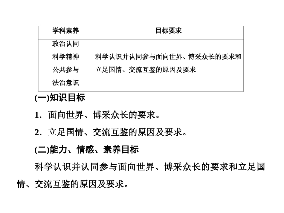 《正确对待外来文化》学习借鉴外来文化的有益成果PPT课件_第3页