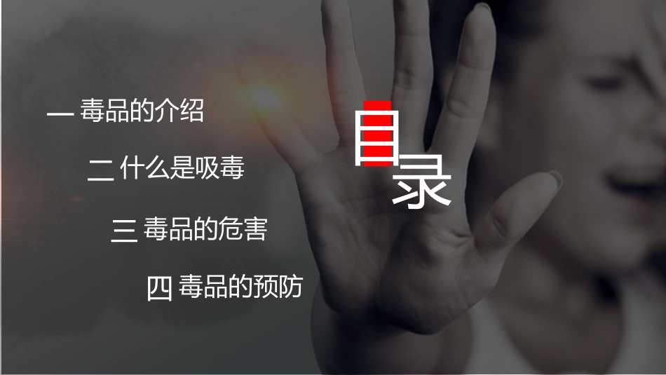 《珍爱生命 拒绝毒品》PPT班会课件[健康主题班会PPT]_第1页