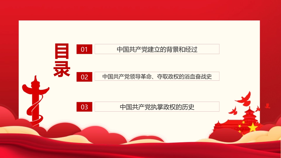 《峥嵘百年光辉历程》PPT班会课件[德育主题班会PPT]_第3页