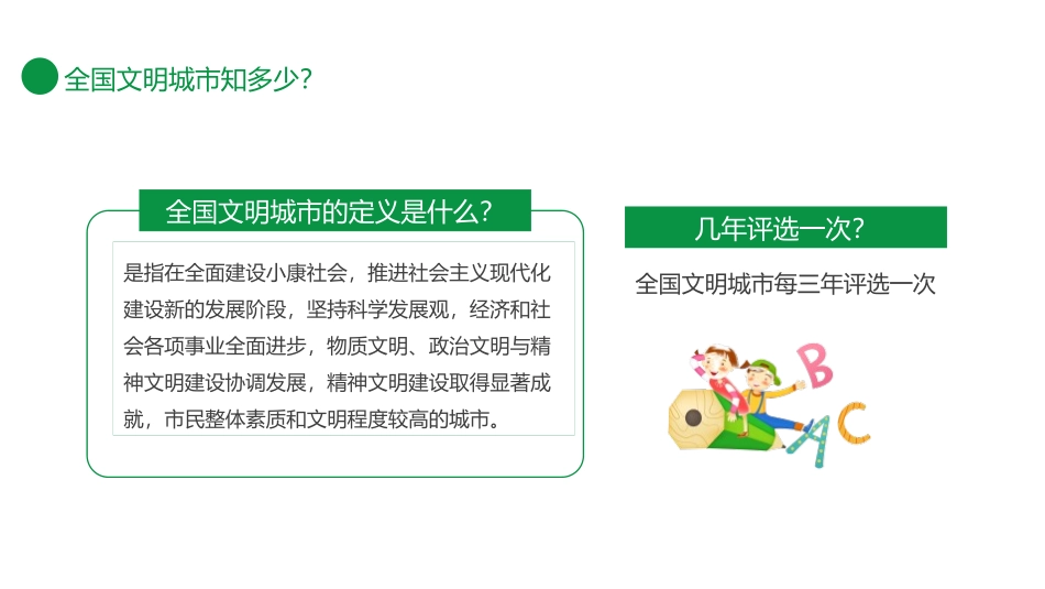 《创建文明城市你我一起努力》PPT班会课件[德育主题班会PPT]_第1页
