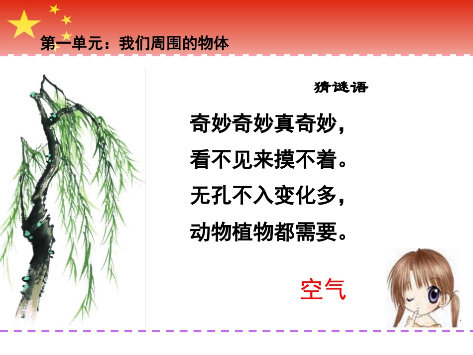 《认识一袋空气》PPT免费课件[教科版一年级科学下册]_第2页