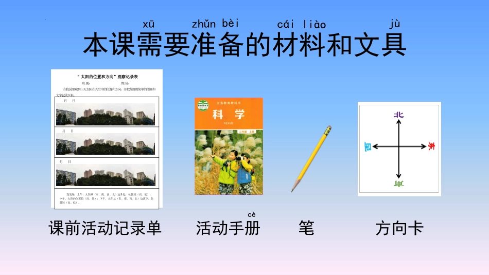 《太阳的位置和方向》PPT课件[教科版二年级科学上册]_第2页