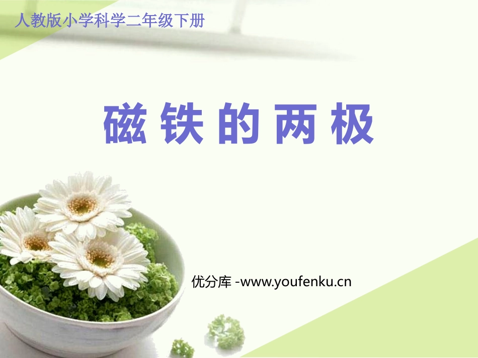 《磁铁的两极》PPT课件[教科版二年级科学下册]_第1页