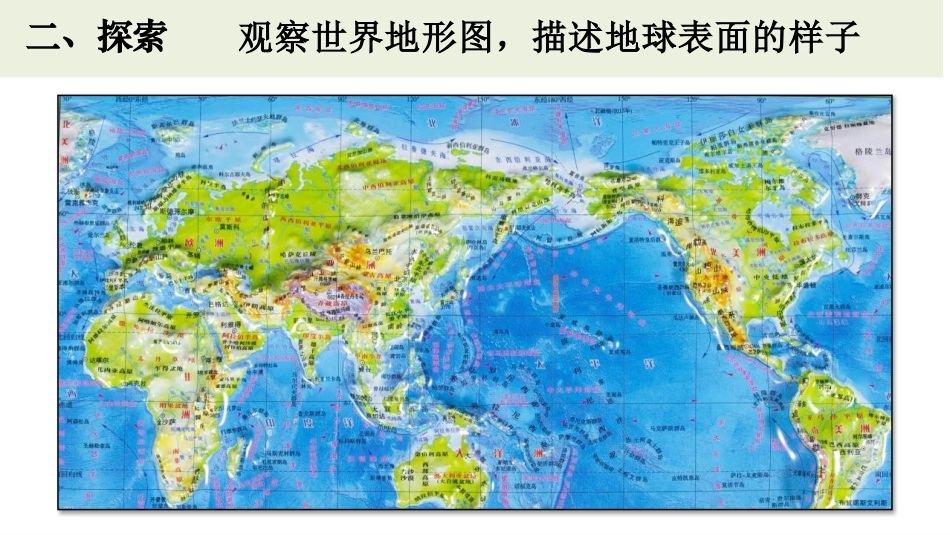 《地球的表面》PPT课件[教科版五年级科学上册]_第3页