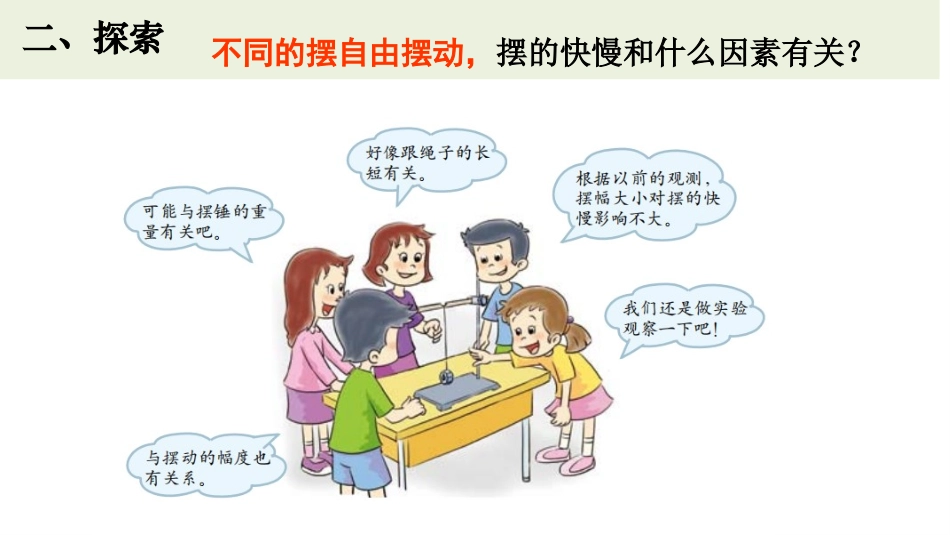《摆的快慢》PPT课件[教科版五年级科学上册]_第3页