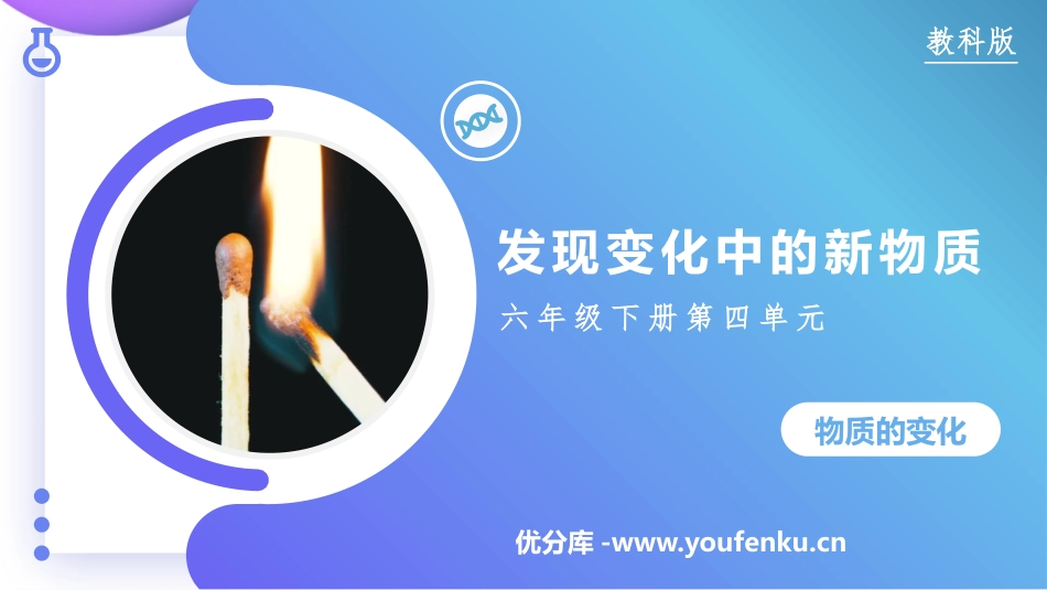 《发现变化中的新物质》PPT课件[教科版六年级科学下册]_第1页