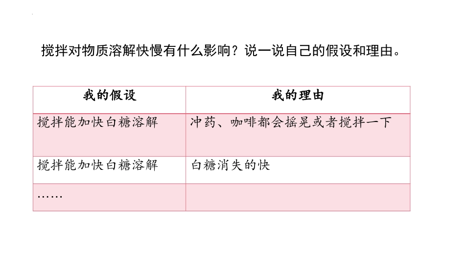 《溶解与搅拌》PPT教学课件[大象版三年级科学上册]_第2页