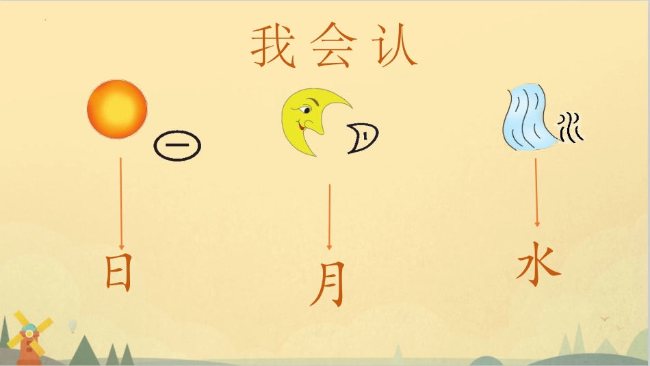 《日月水火》PPT优秀课件[部编版一年级语文上册]_第3页