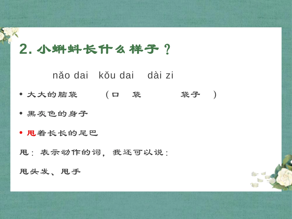 《小蝌蚪找妈妈》PPT免费精品课件[部编版二年级语文上册]_第3页