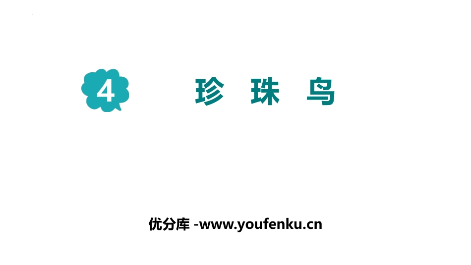 《珍珠鸟》PPT课文课件[部编版五年级语文上册]_第1页