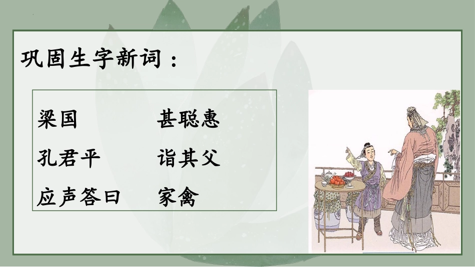 《杨氏之子》PPT优秀课件[部编版五年级语文下册]_第2页