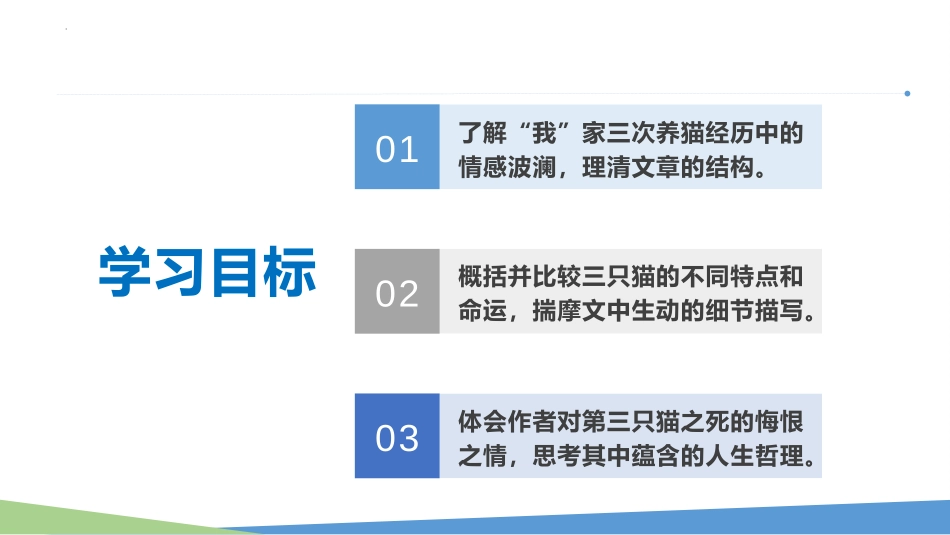 《猫》PPT免费优秀课件[部编版七年级语文上册]_第3页
