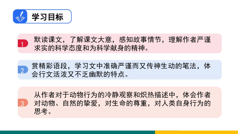 《动物笑谈》PPT免费课件[部编版七年级语文上册]_第2页