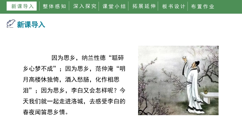 《春夜洛城闻笛》PPT优秀课件[部编版七年级语文下册]_第3页