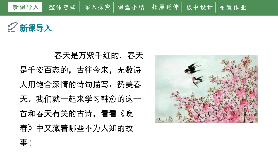 《晚春》PPT优秀课件[部编版七年级语文下册]_第3页