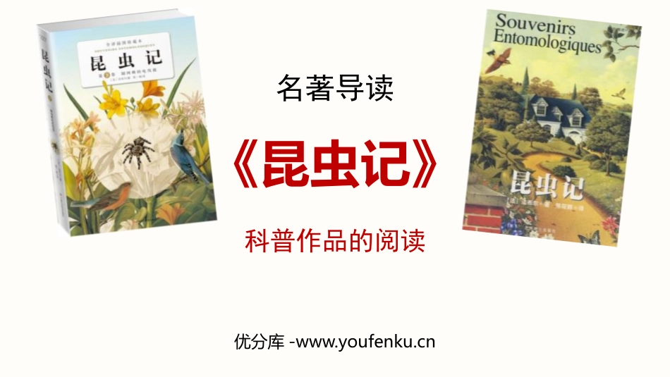 《昆虫记》PPT教学课件[部编版八年级语文上册]_第1页