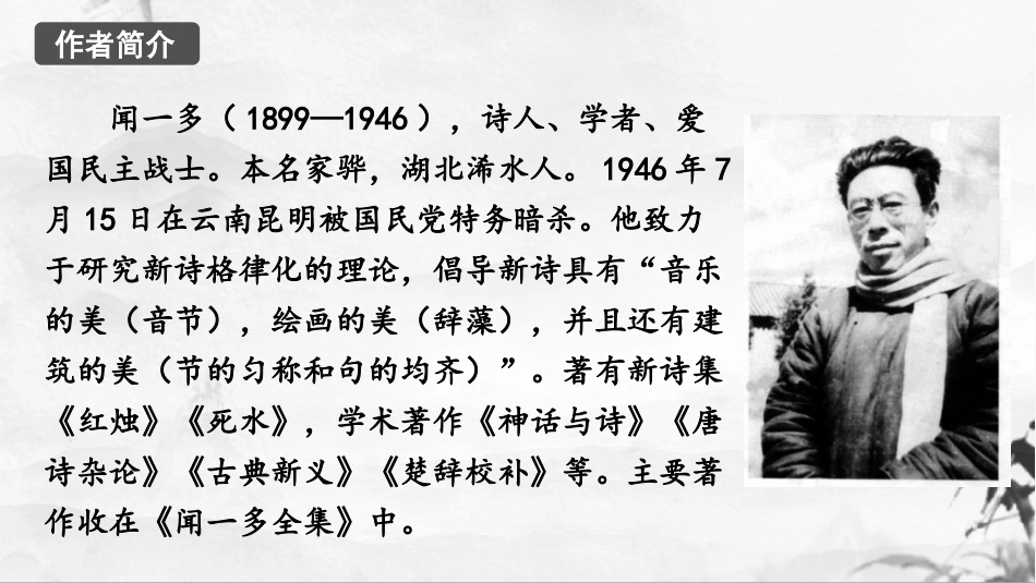 《最后一次讲演》PPT精品课件[部编版八年级语文下册]_第3页
