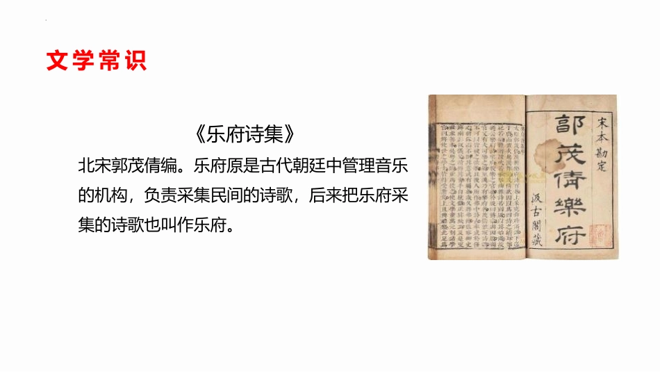 《十五从军征》PPT免费课件[部编版九年级语文下册]_第2页