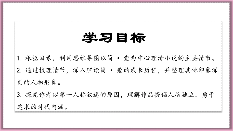 《简·爱》外国小说的阅读PPT课件[部编版九年级语文下册]_第2页