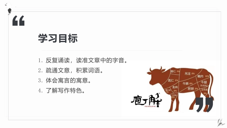 《庖丁解牛》PPT课件[统编版高中语文必修二]_第2页