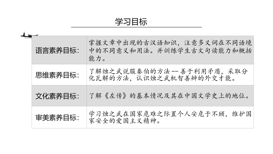 《烛之武退秦师》PPT(第1课时)PPT课件[统编版高中语文必修二]_第2页
