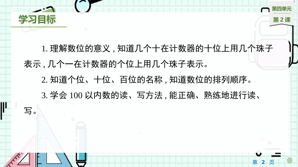《读数 写数》100以内数的认识PPT课件[人教版一年级数学]_第2页