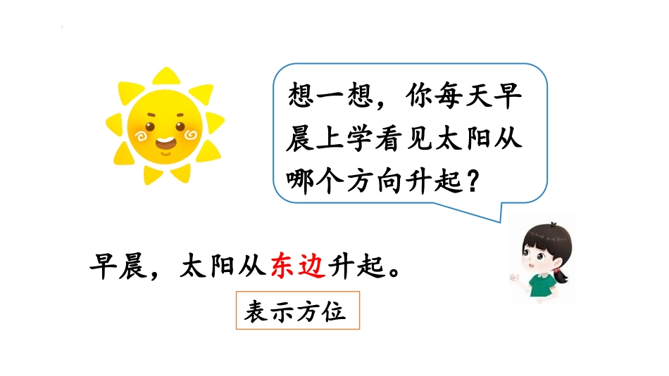 《认识东、南、西、北》位置与方向PPT教学课件[人教版三年级数学]_第3页