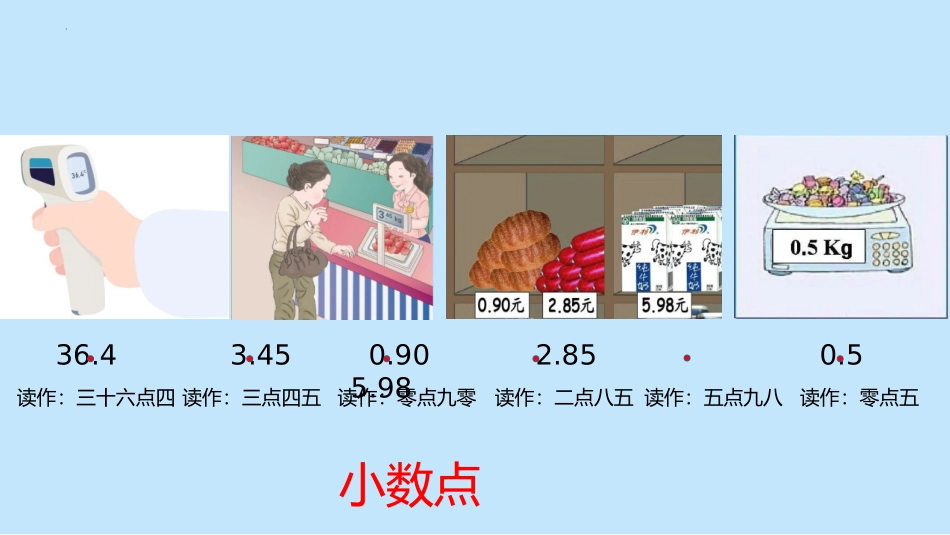《认识小数》小数的初步认识PPT教学课件[人教版三年级数学]_第1页