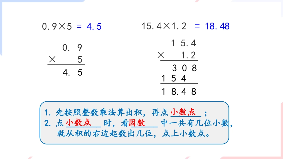《小数乘小数》小数乘法PPT优秀课件[人教版五年级数学上册]_第2页