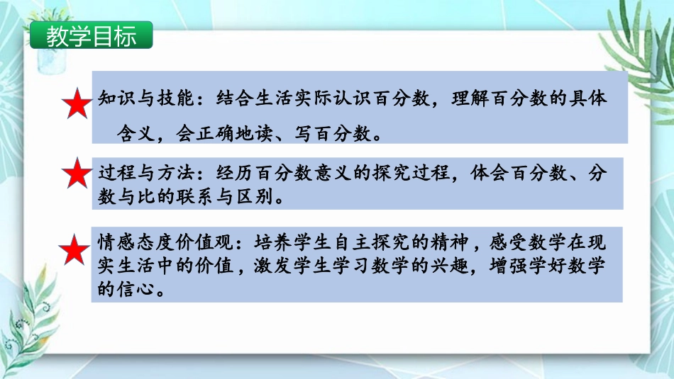 《认识百分数》百分数PPT教学课件[人教版六年级数学上册]_第2页