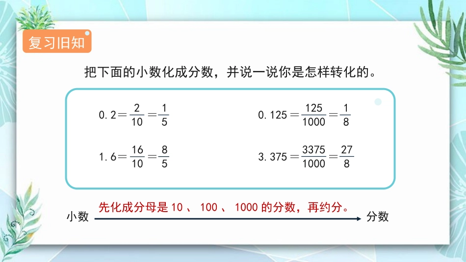 《百分数和分数、小数的互化》百分数PPT课件[人教版六年级数学]_第2页