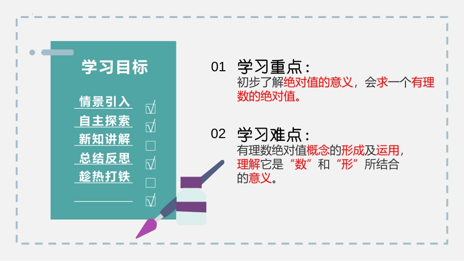 《绝对值》有理数PPT课件[人教版七年级数学上册]_第2页