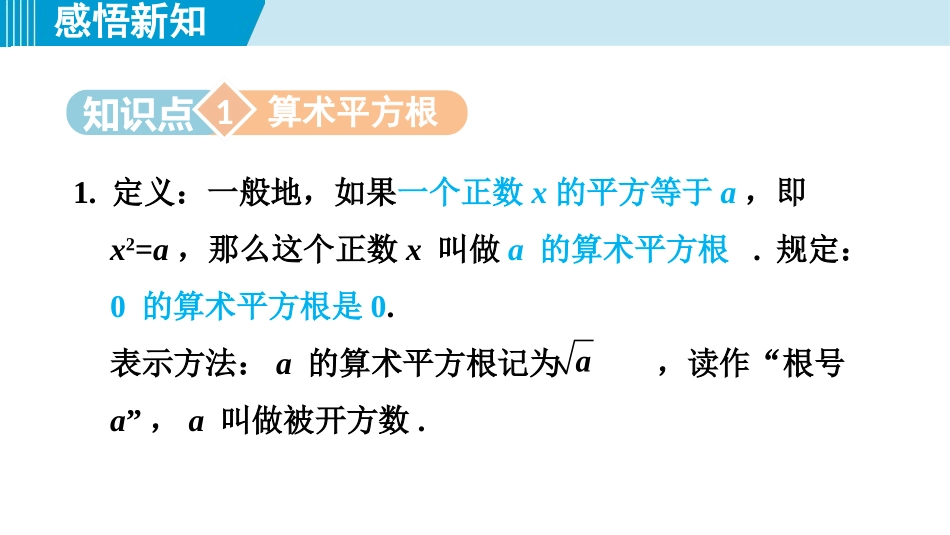 《平方根》实数PPT课件[人教版七年级数学下册]_第2页