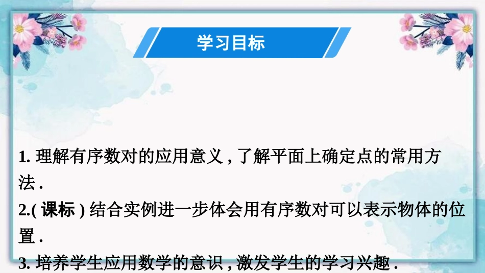 《有序数对》平面直角坐标系PPT优质课件[人教版七年级数学]_第2页