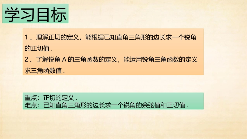 《锐角三角函数》PPT课件(第2课时)[人教版九年级数学]_第2页