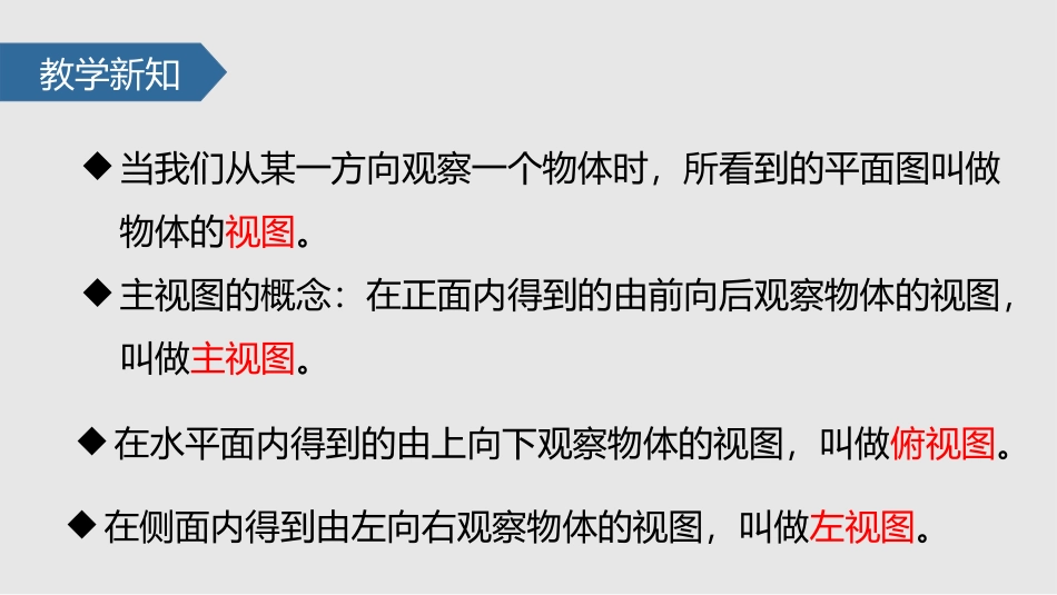 《三视图》投影与视图PPT课件[人教版九年级数学下册]_第3页