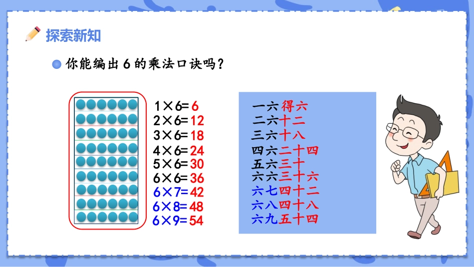 《有多少张贴画》6~9的乘法口诀PPT精品课件_第2页