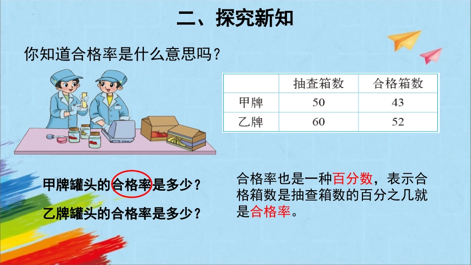《合格率》百分数PPT精品课件[北师大版六年级数学上册]_第3页