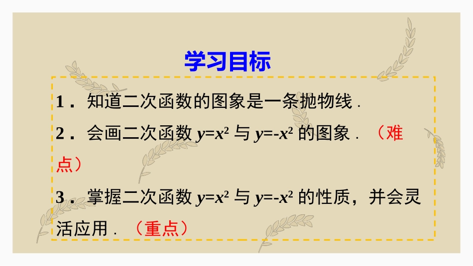 《二次函数的图象与性质》二次函数PPT课件(第1课时)_第2页